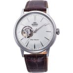 Orient Bambino RA-AG0002S30B Kurmalı Otomatik Deri Kahverengi Beyaz Kadran 41 mm Erkek Kol Saati