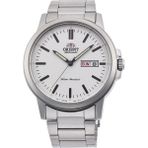 Orient Ra-Aa0c03s39b Otomatik Çelik Gri Beyaz Kadran Kristsl Cam 42 Mm Erkek Kol Saati