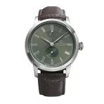 Orient Star RE-BS0001E00B Kurmalı Otomatik Deri Kahverengi Yeşil Kadran Safir Cam 39 mm Erkek Kol Saati