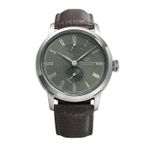 Orient Star RE-BS0001E00B Kurmalı Otomatik Deri Kahverengi Yeşil Kadran Safir Cam 39 mm Erkek Kol Saati