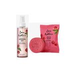 Oriflame Love Nature Organik Ahududu ve Naneli Enerji Verici Parfüm Misti ve Organik Sabun Seti