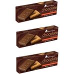 Original Gourmet Chocolate Fusion Sütlü Çikolatalı Bisküvi 3 Adet 102 gr
