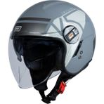 Origine Alpha V5 Açık Motosiklet Kaskı - Gri