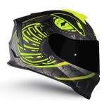 Origine Dinamo Fighter Mat Siyah-Antrasit-Sarı Kask - XL