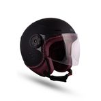 Origine Garda Mat Siyah Açık Kask