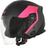 Origine Palio 2.0 Bt Bluetooth Açık Kask - M - Siyah - Pembe