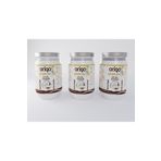 Origo 990ml Hindistan Cevizi Yağı 3 Adet X 330ml || Cam Kavanoz || Food Grade || Soğuk Press