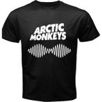 Orijin Arctic Monkeys Siyah Erkek Tişört - 02S-Siyah