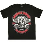Orijin Route 66 Siyah Erkek Tişört - L