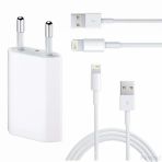Orijinal Apple İphone 6 7 8 Şarj Aleti Cihazı Adaptör Md813zm-A + Md818zm-A Kablo Dahil Aplee5wkd0611