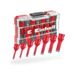 Orijinal Einhell 7 Parça M-CASE Taş Delici Uç Seti (7 mm elmas işlemeli kuru kesim için M14, uzun kullanım ömrü, küçük çaplar için soğutma sıvısı, saklama kutusu dahil) - 49500400