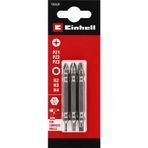 Orijinal Einhell Çift Uçlu Bit Seti, 3 Parça, 65 mm, PZ/H (Krom Vanadyum, Çok Yönlü Uç Profilleri, E 6.3 Sap) - 49130420