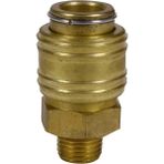 Orijinal Einhell Nipel R1/4" (Erkek) (Kompresör Aksesuarı, Sağlam Pirinçten Yapılmış, Pnömatik Hortu - Siyah