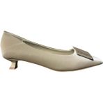 Orijinal Guja 485-6 Ortopedik Minik Topuklu Bayan Stiletto - Bej