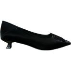 Orijinal Guja 485-6 Ortopedik Minik Topuklu Bayan Stiletto - Siyah