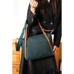 Orijinal Just Polo Kadın Büyük Boy Omuz Çantası Ebat 32X28 cm - 32 x 28 cm - Yeşil