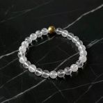 Orijinal Kristal Kuvars (Necef Taşı) Doğal Taş Bileklik