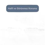 Orijinal Metal Çerçeveli iPhone 17 Air Uyumlu Kamera Lens Koruyucu, Yansıma Önleyici, Siyah