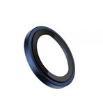 Orijinal Metal Çerçeveli iPhone 17 Pro / 17Pro Max Uyumlu Kamera Lens Koruyucu, Yansıma Önleyici, Mavi
