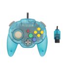 Orijinal Nintendo 64 N64 Konsol için Intec Gaming Warrior 64 Kablolu Kumanda (Mavi)