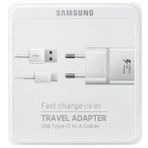 Orijinal Samsung Galaxy EP-TA20EWE Şarj Cihazı ŞOK + Type C Kablo