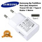 Orijinal Samsung Galaxy M20 Ep-Ta20ewe Şarj Aleti + Type C Kablo Sm20s