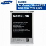 Orijinal Telefon Pil B500BE Samsung GALAXY S4 Mini I9190 I9192 I9195 I9198 3 pin B500AE 1900 mAh