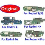 Orijinal Xiaomi Redmi Için 3 3 S 4x 4 Pro 5 5A 6 6A Şarj Standı Bağlantı Noktası USB Şarj Aleti Konektörü Fişi Mikrofon Kurulu Şerit Kablo Kablosu (Yurt Dışından) - Siyah