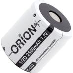 Orion 1.2V NI-CD 1/2d 2500 mAh Şarj Edilebilir Pil