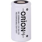 Orion 1.2V NI-CD SC 2200 mAh Şarj Edilebilir Pil Tekli