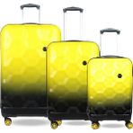 Orion 3'lü Set Valiz Orion Abs - Siyah - Sarı