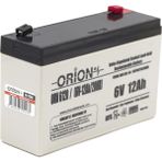 Orion 6V 12Ah Kuru Bakımsız Akü