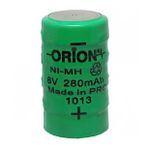 Orion 6V 280mAh Ni-Mh Şarj Edilebiir Buton Pil