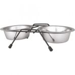 Oripet Ddwf2bcp 2qt 21 cm 1.89 lt Ayaklı İkili Metal Mama Kabı