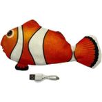 Oripet Kedi Oyuncağı Hareketli Balık Nemo 25 Cm(Renkli)