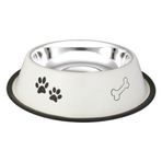 Oripet Pati Kemik Desenli 32 Oz Çelik Köpek Mama Kabı