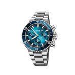 Oris Aquis 01 771 7793 4155-07 8 23 01peb Gri Çelik Erkek Kol Saati - Mavi