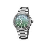 Oris Aquis Dat Watt Limited Edition 01 743 7734 4197-set Gri Çelik Erkek Kol Saati - Yeşil