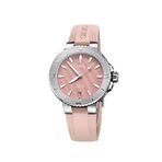 Oris Aquis Date 01 733 7770 4158-07 4 18 66fc Pudra Pembe Kadın Kol Saati - Kırmızı
