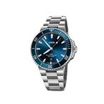 Oris Aquis Date 01 733 7789 4135-07 8 23 04peb Gri Çelik Erkek Kol Saati - Mavi