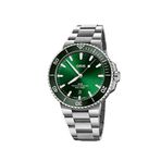 Oris Aquis Date 01 733 7789 4157-07 8 23 04peb Gri Çelik Erkek Kol Saati - Yeşil