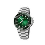Oris Aquis Date 400 01 400 7790 4157-07 8 23 02peb Gri Çelik Erkek Kol Saati - Yeşil
