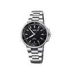 Oris Aquis Date Diamonds Gümüş Çelik Kadın Kol Saati 01 733 7792 4194-07 8 19 05p - Siyah
