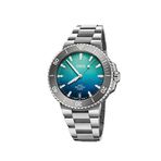 Oris Aquis Great Barrier Reef Limited Edition Iv 01 400 7790 Gri Çelik Erkek Kol Saati - Mavi