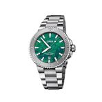 Oris Aquis Oris X Bracenet 01 733 7730 4137-07 8 24 05peb Gri Çelik Erkek Kol Saati - Yeşil