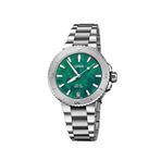 Oris Aquis Oris X Bracenet 01 733 7770 4137-07 8 18 05p Gri Çelik Kadın Kol Saati - Yeşil