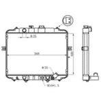 Oris BHY051022 400x568x26 H100 93 Ac Klimasız Mek Brazing Radyatör