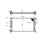 Oris BOP101022 608x358x26 Vectra B Ac Klimasız Mek Brazing Radyatör