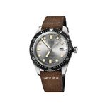Oris Divers Sixty-five Kahverengi Deri Erkek Kol Saati 01 733 7720 4051-07 5 21 02 - Gümüş