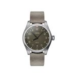 Oris Propilot Date Haki Deri Erkek Kol Saati - Yeşil